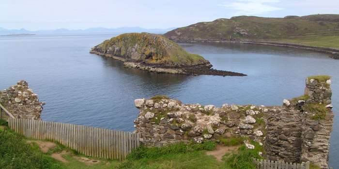 island view Scotland Hebrides